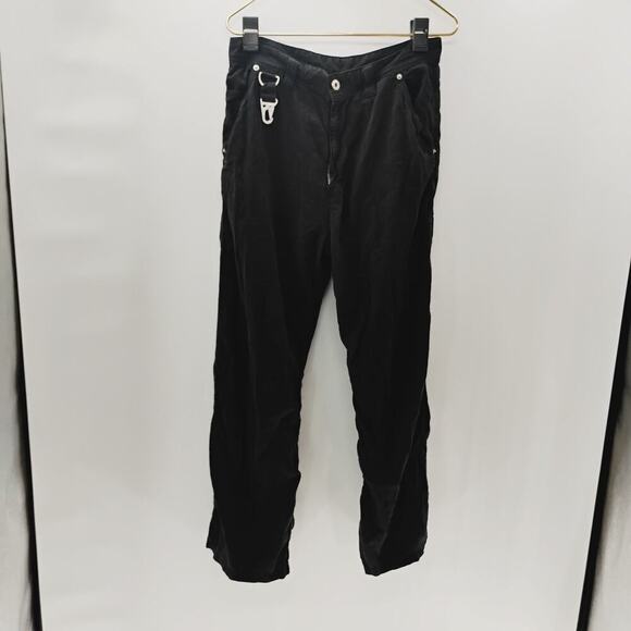 Zara Mens Cargo Pants Drawstring Black Size 30 - Picture 1 of 13